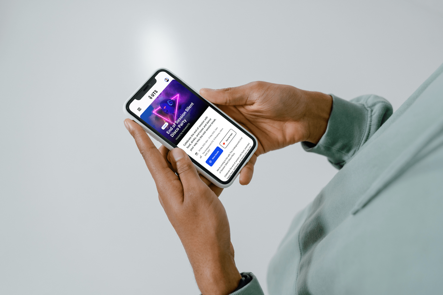 Event Details Mockup